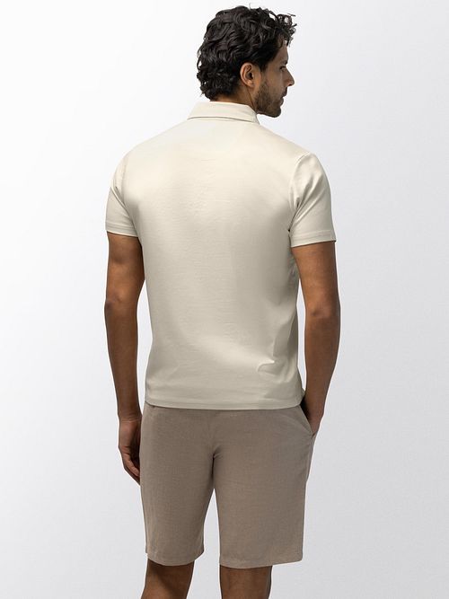 State of Art Poloshirt Jersey Interlock Kit Model / Achterkant
