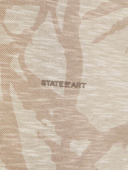 State of Art Poloskjorte Faded Leaf Beige Product / Detail