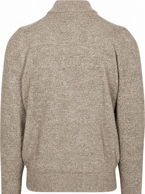 State Of Art Pullover Sport Zip Brown