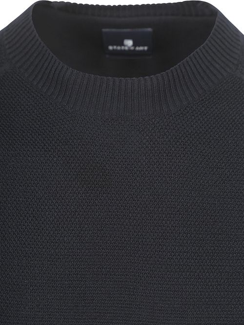 State Of Art Pullover Structure Navy Product / Detail