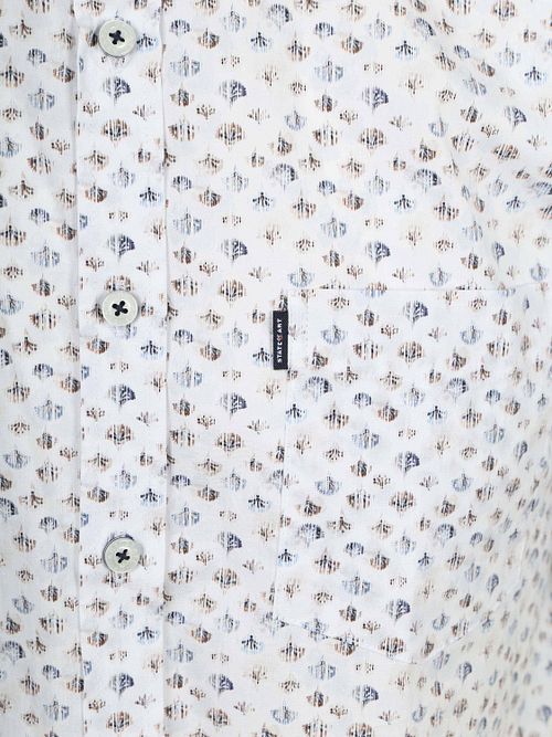 State of Art Short Sleeve Shirt Print White Product / Detail