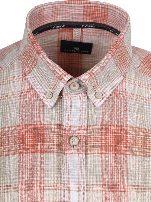 State of Art Shirt Check Red Product / Detail