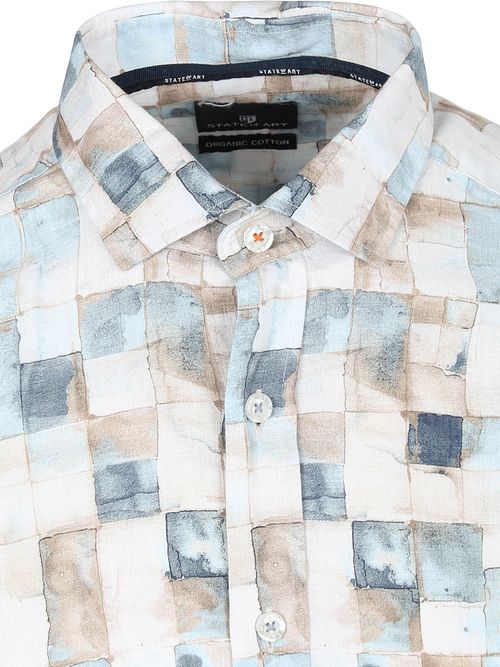 State Of Art Shirt Print Blue Product / Detail