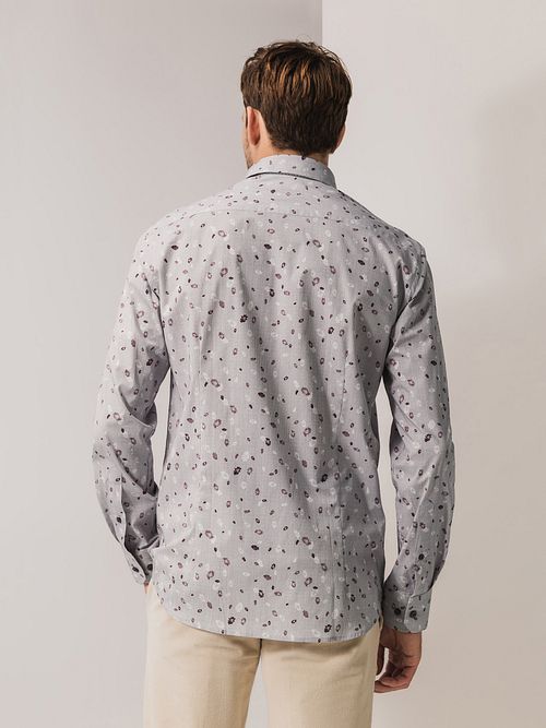 State Of Art Shirt Print Grey Model / Achterkant