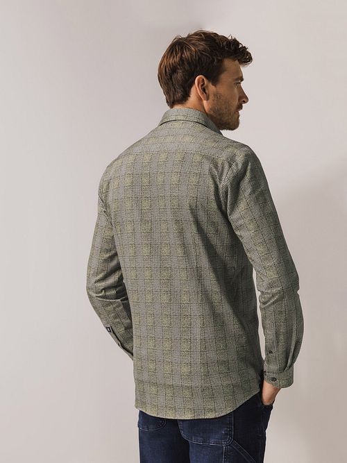 State Of Art Shirt Print Grey Model / Achterkant