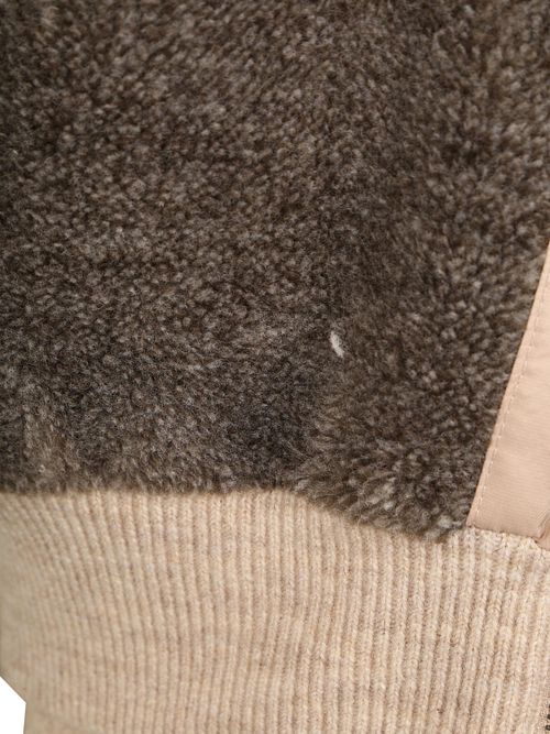 State Of Art Strickjacke Rib Structure Ecru Product / Detail