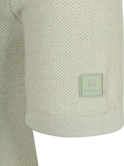 State of Art Strickpolo Grün Product / Detail