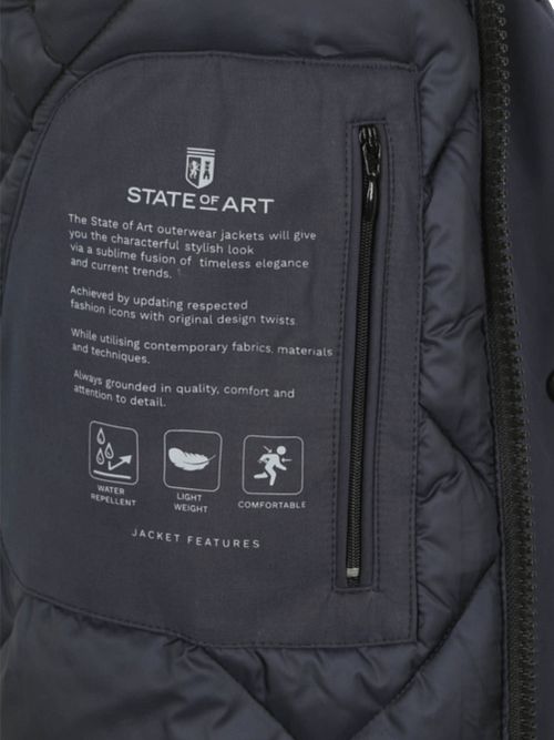 State of Art Vinterjacka Marinblå Product / Detail