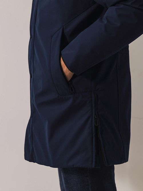 State Of Art Winterjas Navy Model / Detail