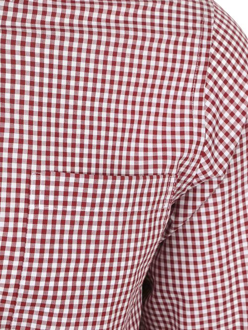Steppin' Out Camisa Popelín Cuadros Rojo Product / Detail