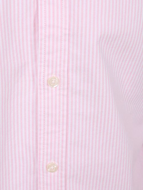 Steppin' Out Camisa Casual Oxford A Rayas Roze Product / Detail