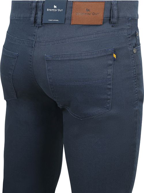 Steppin' Out Hose Bruno Structured Navy