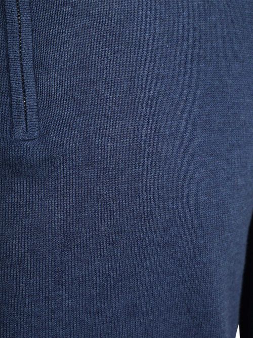 Steppin' Out Colin Jersey Half Zip Indigo Denim Product / Detail