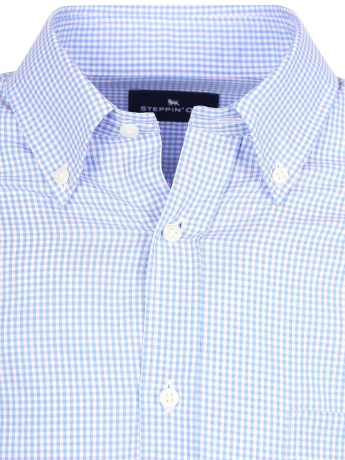 Koszula Steppin' Out w niebiesko-różową kratę Product / Detail