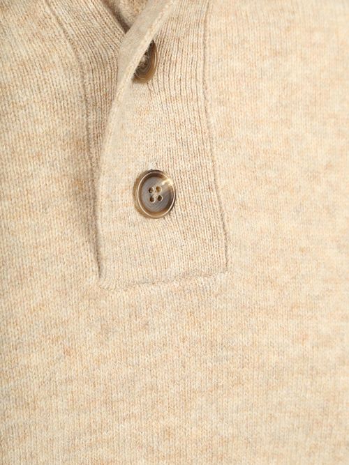 Steppin' Out Maglione Mocker in lana d’agnello écru Product / Detail