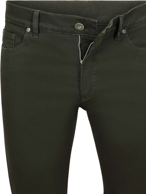 Pantalon Steppin' Out 5 poches Johnson Waffle Vert Foncé Product / Detail
