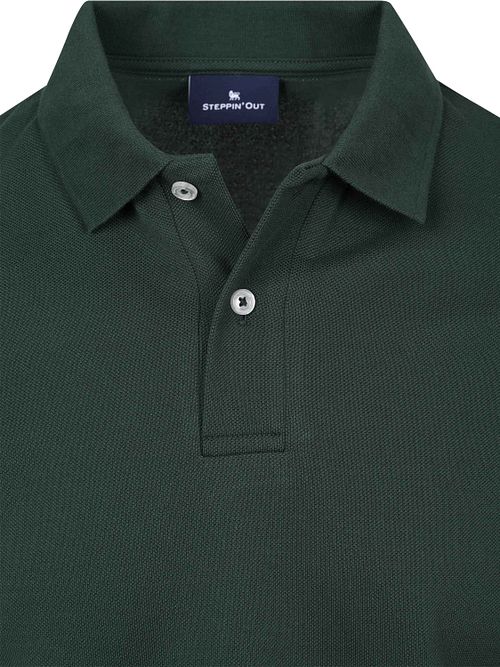Steppin' Out Polo Piqué Dark Green Product / Detail