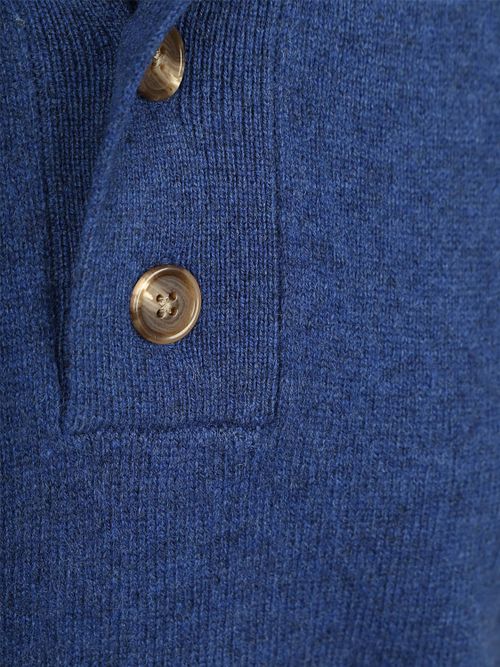 Steppin' Out Pull Mocker Laine D'Agneau Bleu Royal Product / Detail