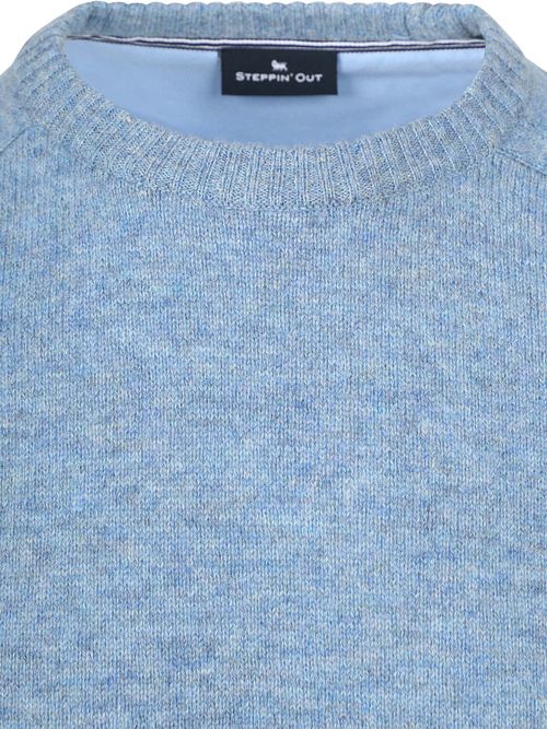 Steppin' Out Pullover Lammwolle Blau Product / Detail
