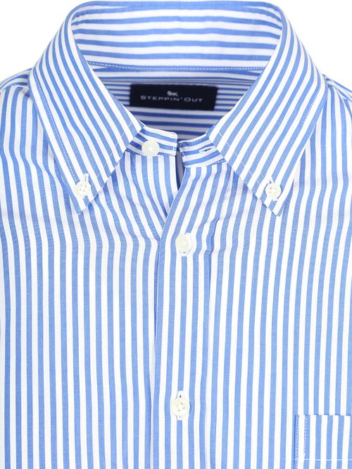 Steppin' Out Skjorte Big Stripe Blå Product / Detail
