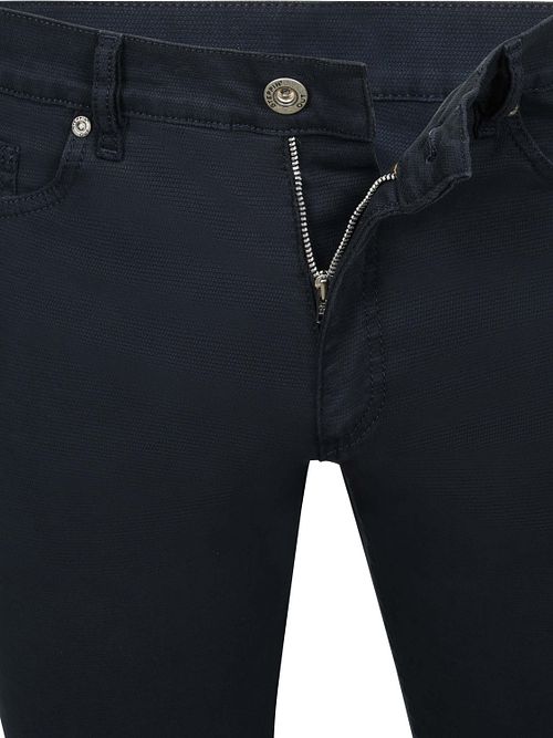 Steppin' Out Trousers 5-pocket Johnson Waffle Navy Product / Detail