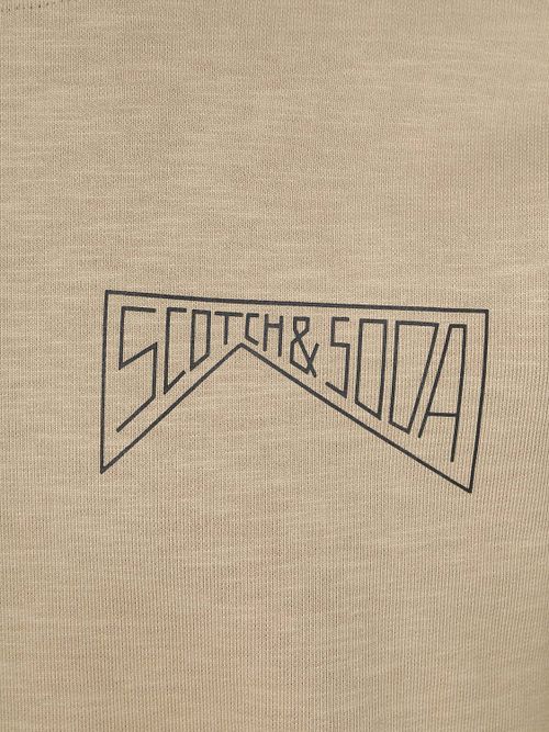 Sudadera Scotch and Soda con logo en beige Product / Detail