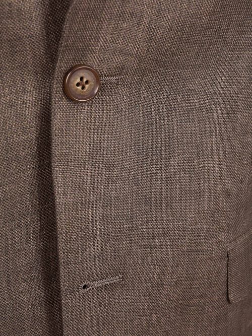 Suitable Americana Lino Twill Brown Product / Detail