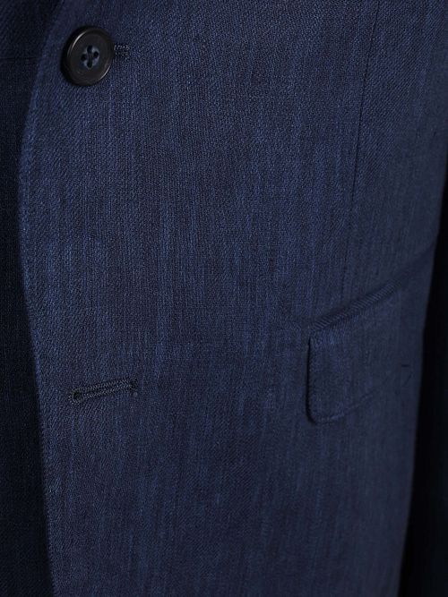 Suitable Americana Lino Twill Navy Product / Detail