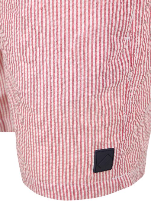 Suitable Badeshorts Stripe Seersucker Rot Product / Detail