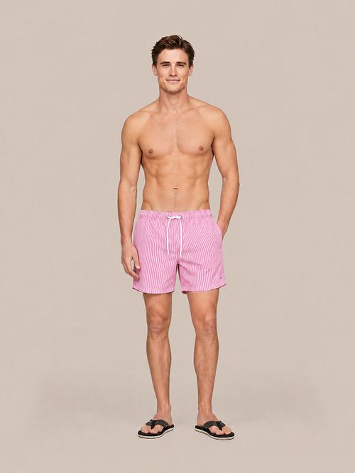 Suitable Badeshorts Pin Stripe Fuchsia