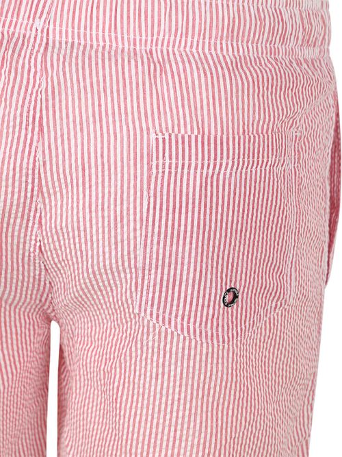 Suitable Badeshorts Stripe Seersucker Rot Product / Detail