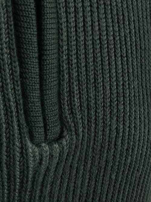 Suitable Bico Half-Zip Pullover Dunkelgrün