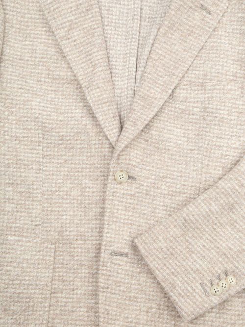 Suitable Blazer in maglia sfoderato beige Product / Detail