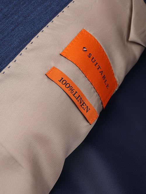 Suitable Blazer Lino Twill Blu Navy Product / Detail