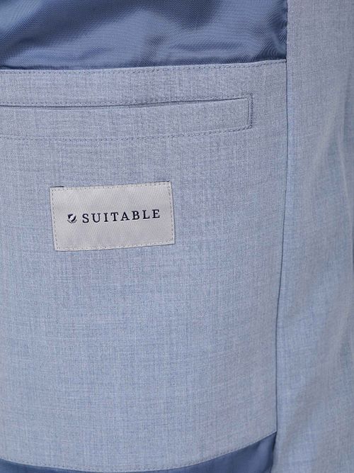 Suitable Bomberjakke Flannel Mellemblå Product / Detail