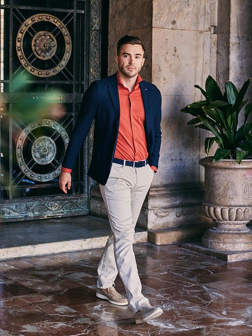 Suitable Camisa Elegante Sorona Terra Model / Sfeerbeeld