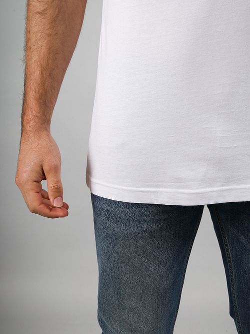 Suitable Obambo T-Shirt de cuello redondo blanco (pack de 2) Model / Detail