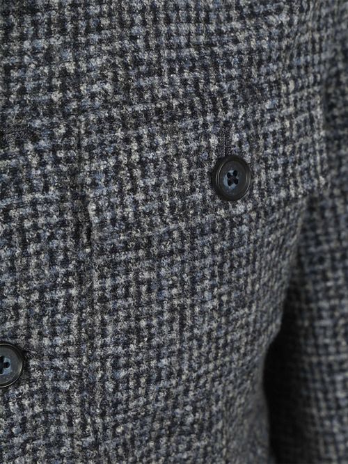 Suitable Overshirt Wool Blend Grey Blue Product / Detail