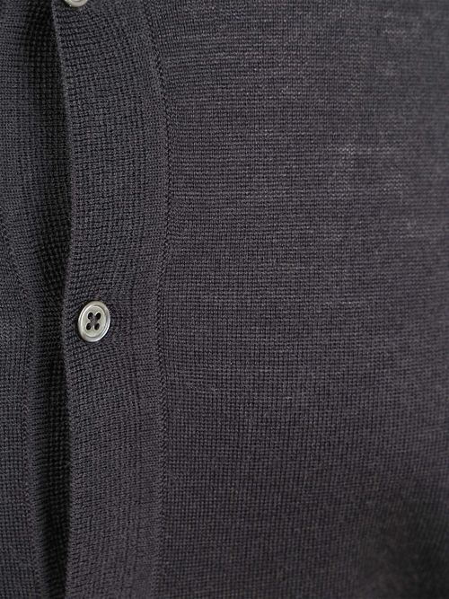 Suitable Cardigan Shirt Merino Anthrazit Product / Detail
