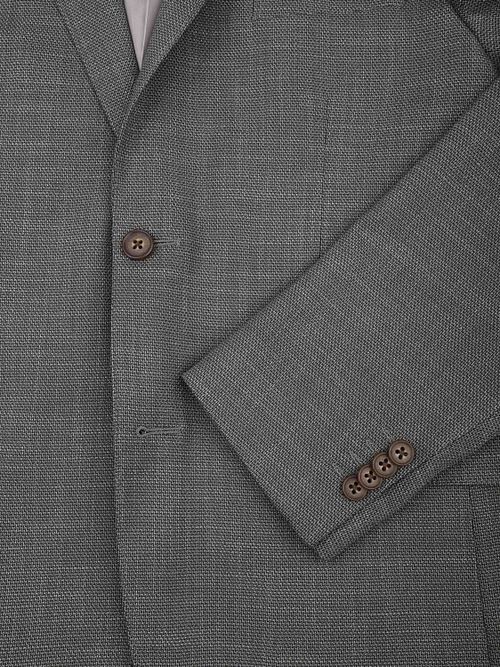 Suitable Colbert Structure Lined Groen Product / Detail