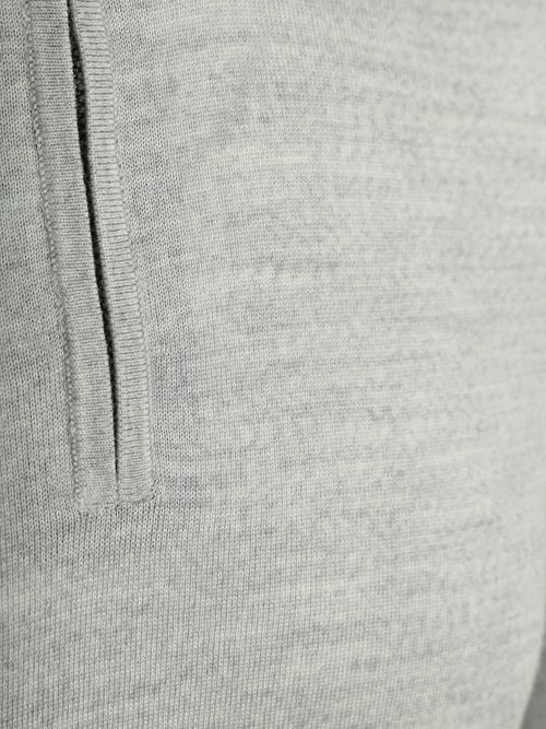 Suitable Crew Zip Jersey Lana Merino Grey Product / Detail
