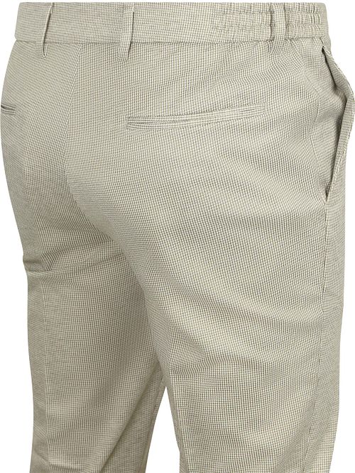 Suitable Das Byxa Houndstooth Oliv Product / Achterkant