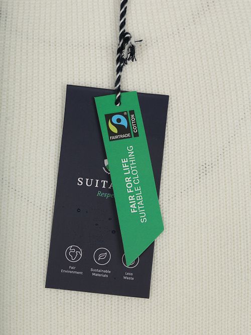 Suitable Genser Riva Strikket Ecru