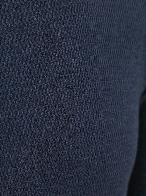 Suitable golf ze strukturalnej dzianiny melange granatowy Product / Detail
