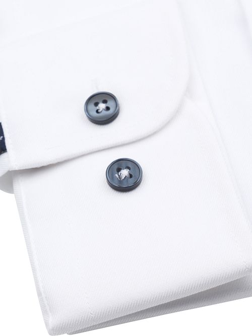 Suitable Melange Hemd Wit Product / Detail