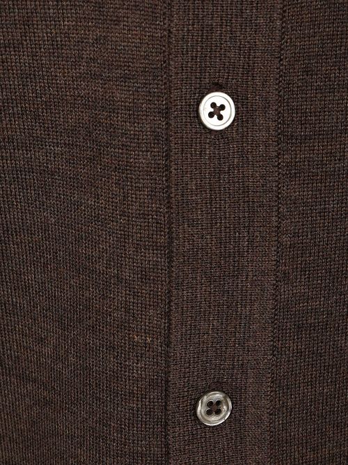 Suitable Cardigan Shirt Merino Braun Product / Detail