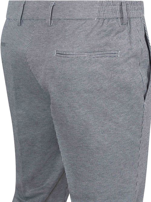 Suitable Das Pantalon Houndstooth Navy