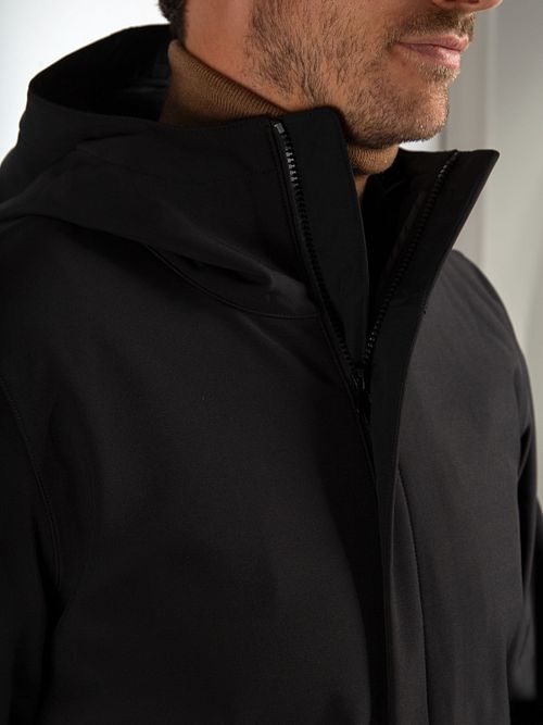 Suitable Jacket Softshell Eleganto Black Model / Detail