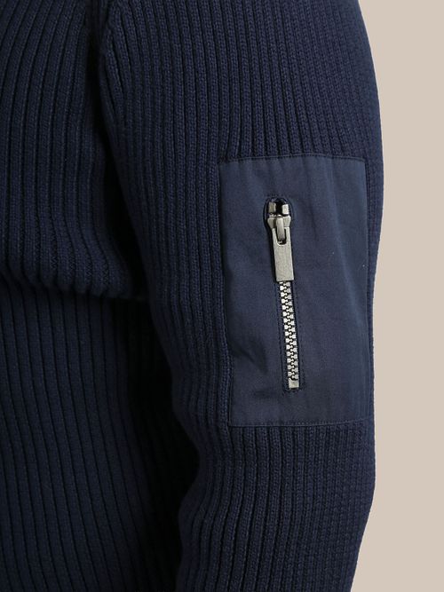 Suitable Jersey Mou Azul Marino Model / Detail