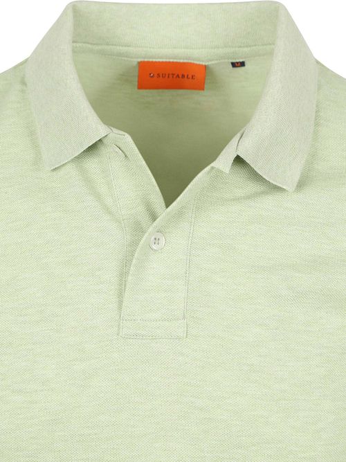 Suitable Mænd Polo Shirt Lysegrøn Product / Detail